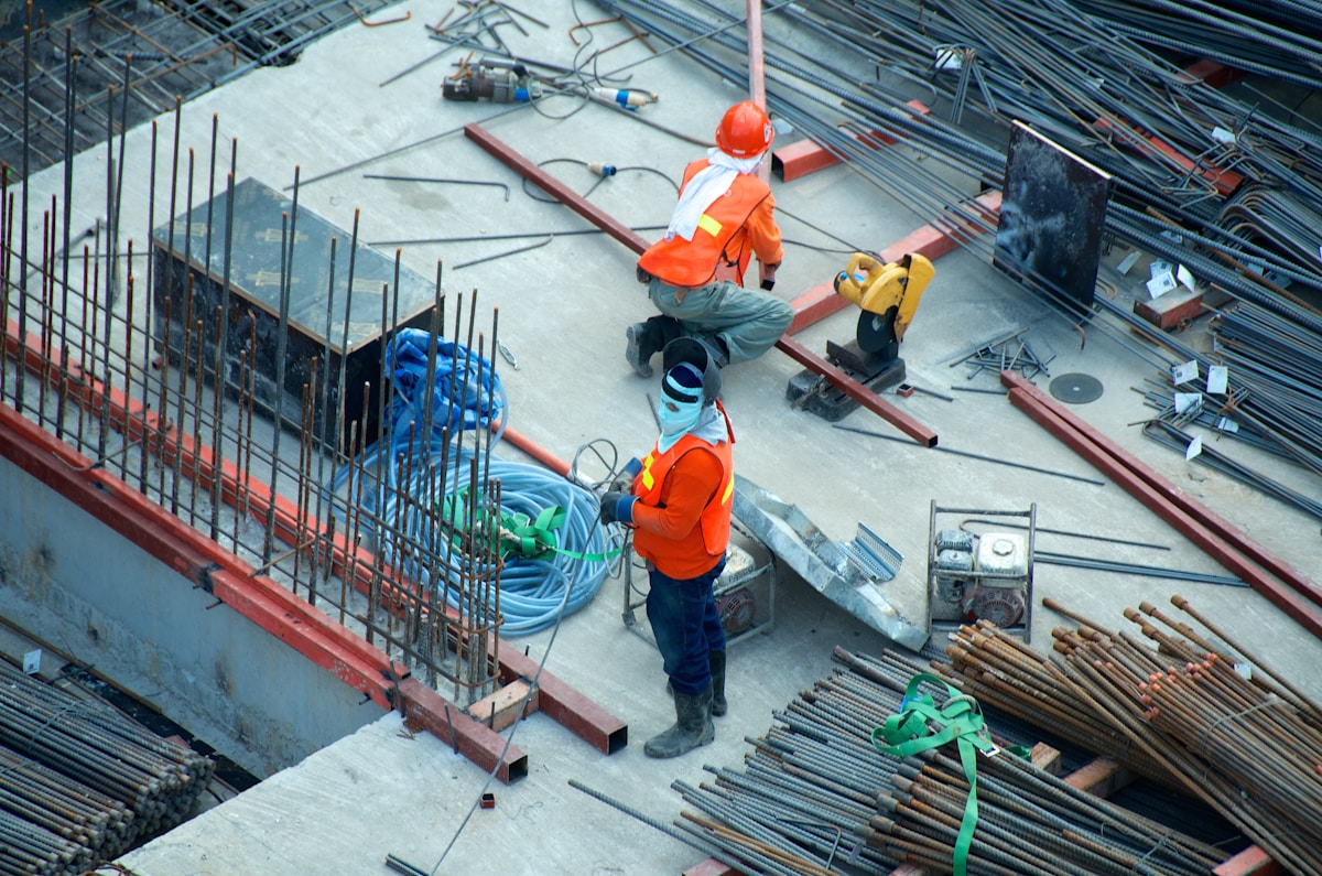 Metal roofing installation crew at work in San Jose